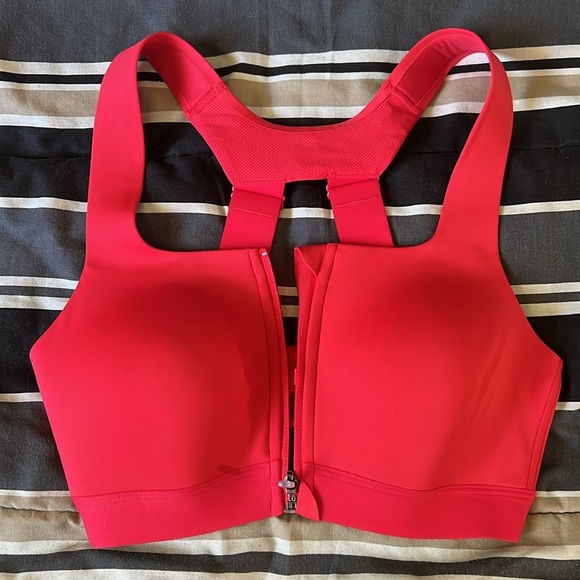 All in Motion Zipper Front Racerback Sports Bra - Picture 2 of 7